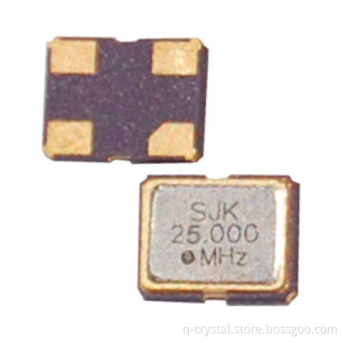 SMD TCXO, 2520 size, 26MHz frequency, 2.8V operating voltage, low phase noise, RoHS compliant